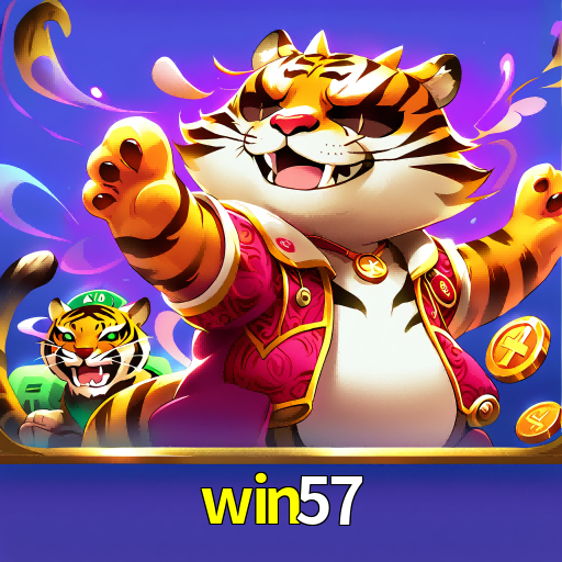 Imagem promocional da win57 mostrando a plataforma e suas vantagens